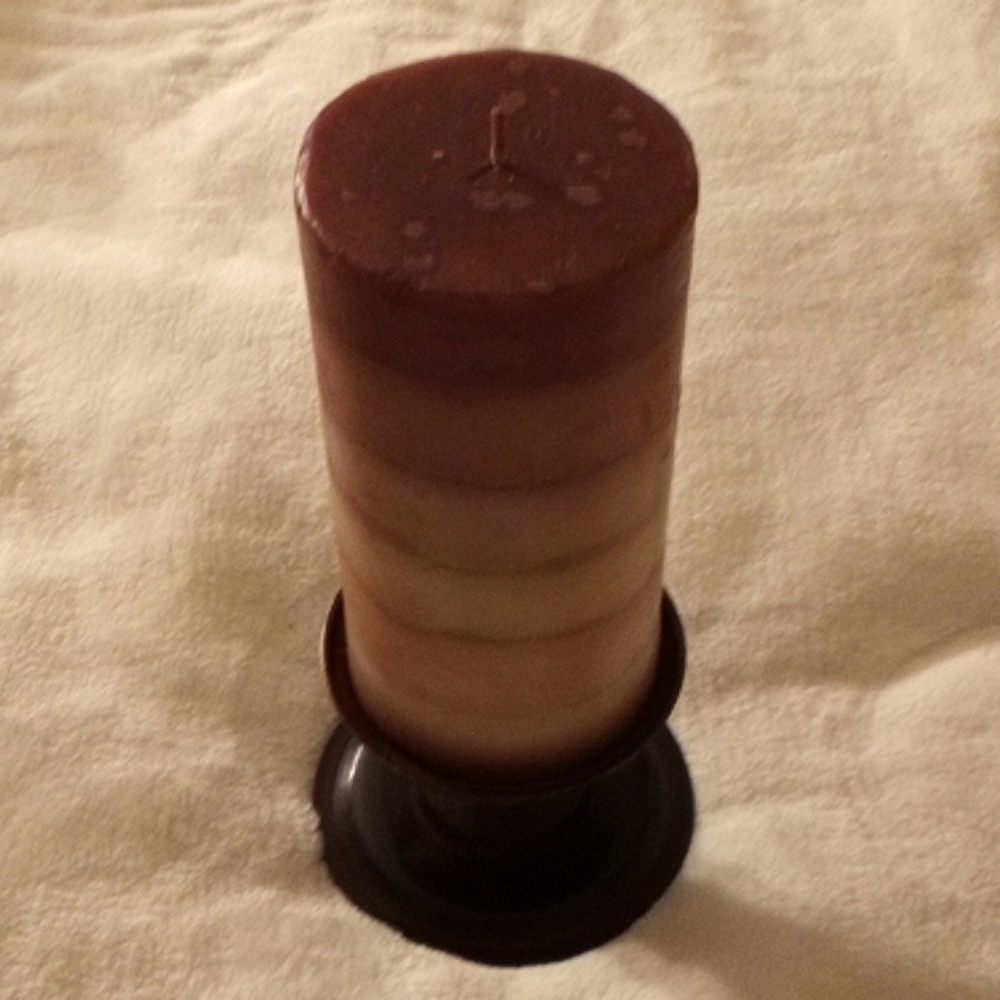 CANDLE AND HOLDER